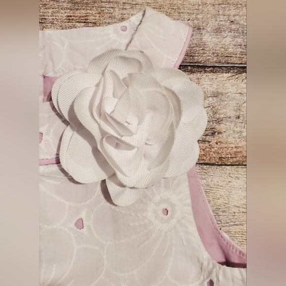 Janie and Jack Spring Gazebo Floral Eyelet Top Girls Size 4 - Picture 3 of 6